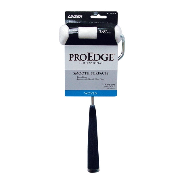 Marco y funda para rodillo de pintura Linzer Pro Edge de 10 cm con siesta de 4 mm