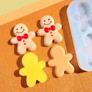 BQBQERT Silicone Cake Mold Fondant Gingerbreads Man Shaped Baking Tools Silicone Candy Suitable for Holiday Baking