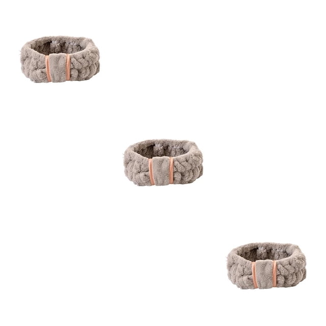 Qarigey Bandas para el cabello de cara ajustable Coral Fleece Diadema Artículos para el hogar Accesorios de peinado para Spa Cuidado de la piel Type1 NO1 Qarigey CBP256508