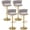 Light Gray, variant on VECELO Bar Stools Set of 2, Modern Velvet Barstool with Woven Back & Footrest, 360° Swivel Adjustable Counter Height Bar Chairs for Kitchen Island Pub, Pink