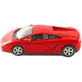thumbnail image 2 of KiNSMART SetOf4 Lamborghini Gallardo 5 Pouces" Échelle 1:32 avec Action Rétractable Rouge Jaune Orange Noir, 2 of 3