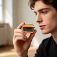 thumbnail image 4 of Bluetooth Earphone Protective Case,Glow-in-The-Dark Quicksand Earbud Case,Shockproof Shell,Portable Accessory for Daily Carry,Holiday Gift,2.83x2.24x1.26 Inch,Orange, 4 of 9