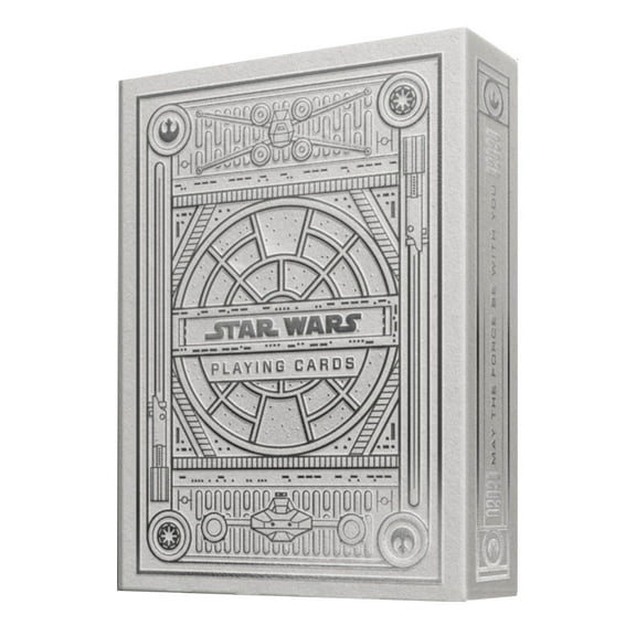 Theory11 Star Wars Featuring the Light Side Playing Cards Silver and White Deck