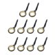 thumbnail image 2 of 10 Unids de Acero Inoxidable Guías de Caña de Pescar Macarena Conjunto para Barras de Barco de Oro 10, 2 of 8