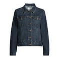 thumbnail image 4 of Time and Tru Women's and Women's Plus Denim Jacket, Sizes XS-4X, 4 of 5