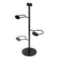 thumbnail image 4 of Cup Holder 3 Holes Black Appearance Iron Material Simple Stylish Cup Display Stand for Party Restaurant, 4 of 5