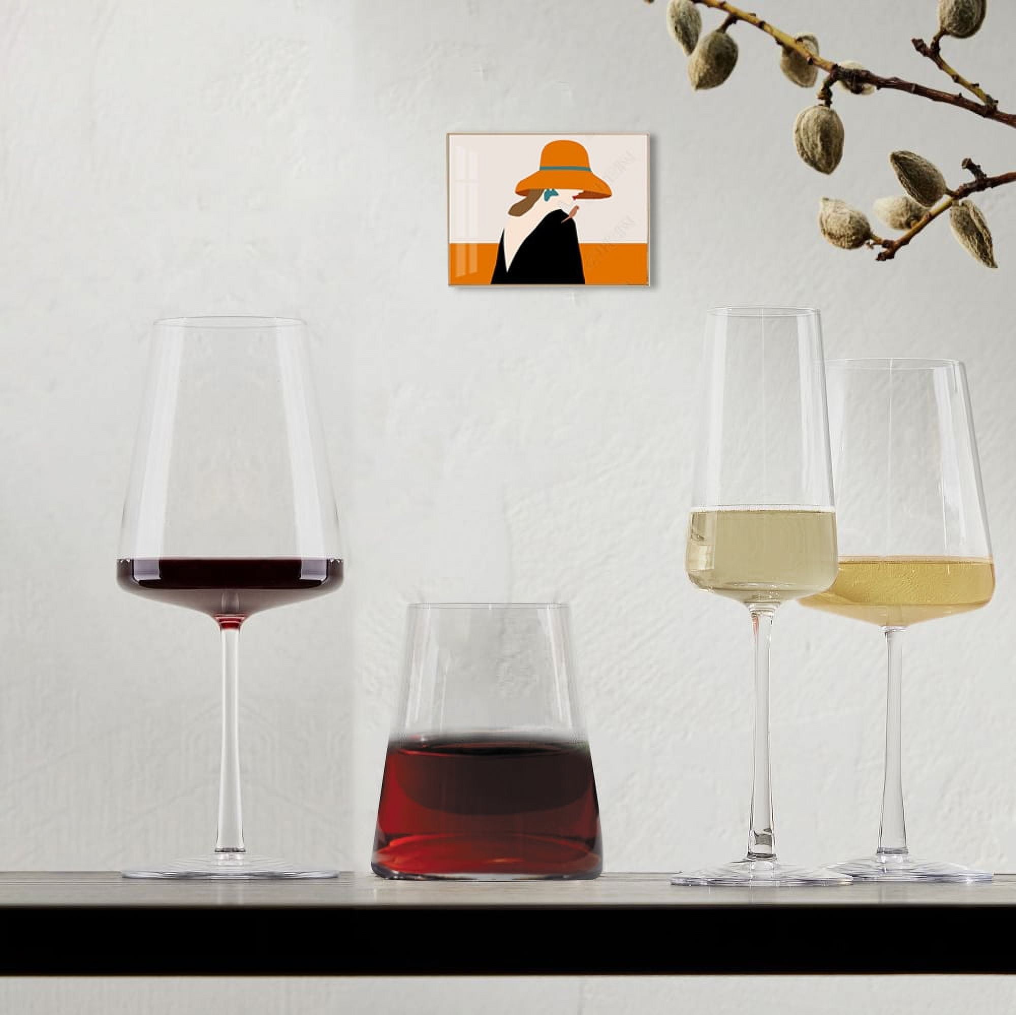 Better Homes & Gardens Clear Flared White Wine Glass with Stem 13 ounce, 4 Pack