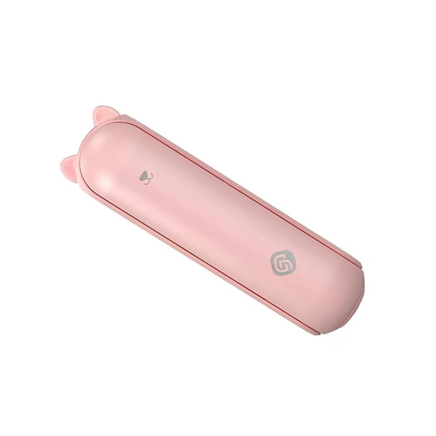 Cateissary Mini ventilador de mano USB, verano, exterior, silencioso, carga rápida, fuerte viento, linterna, enfriador, viaje, Camping, oficina, hogar Electrodomésticos Rosa Cateissary HA084102-02B