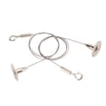 thumbnail image 5 of Cable para colgar cuadros de 30kg/66,14lb, cuerda de alambre de acero inoxidable con gancho de Metal para vallas publicitarias, exposición de marcos de fotos, 5 of 5