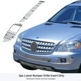 thumbnail image 2 of APS Compatible with Mercedes-Benz ML350 ML500 2006-2008 Lower Bumper Chrome Billet Front Grill Grille Insert Z65512A, 2 of 7