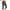 Dark Gray, variant on Lovskoo Capri Pants for Women Solid Color Elastic Waist Pocket Cropped Pants Casual Stretchy Yoga Sports Casual Flared Lounge Pants Black