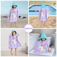 thumbnail image 3 of Kids Bathrobes Hooded Towels, ESHOO Baby Boys Girls Cartoon Hooded Wraps Beach Pool Bath Towel Poncho, 23"x47", 2-7 Years, 3 of 6