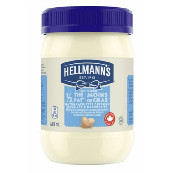 Hellmann's Gluten-Free Mayonnaise Type Dressing Light 1/2 Fat 445 ml