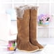 thumbnail image 4 of Botas largas para mujer Botas de nieve sin cordones en punta Botas de algodón de terciopelo Cálidos zapatos de algodón sólido Botas planas de caballero Wmkox8yii ghj1182, 4 of 4
