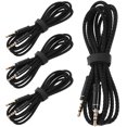 thumbnail image 4 of 4pcs Professional Audio Cable 3.5mm Male to Male Nylon Auxiliary Cable, 4 of 6