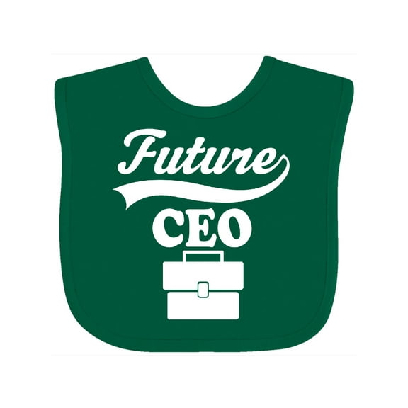 Inktastic Future Ceo Shirt Childs Boss Job Boys or Girls Baby Bib