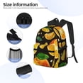 thumbnail image 5 of Lsque Tangerine Classic Casual Backpack - Large Capacity Water-Resistant Backpack for School, Work, Travel, and Outdoor Activities, 5 of 8