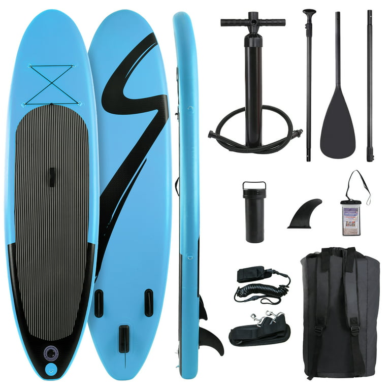 LAZY BUDDY Inflatable Stand Up Paddle Boards with Premium SUP Paddle Board  Accessories, Non-Slip Deck for Youth & Adults 