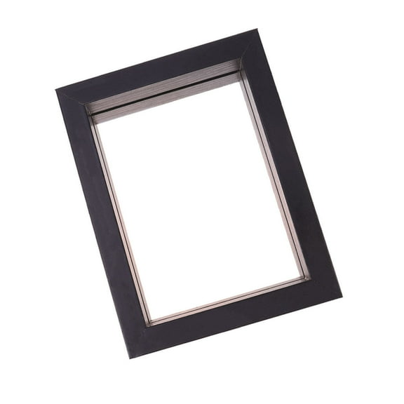 Sparsain 1 Pc 7 Inch Double-Sided Glass Photo Frame, Dried Flower Leaf Specimen Frame, DIY Paper-Cut Photo Frame