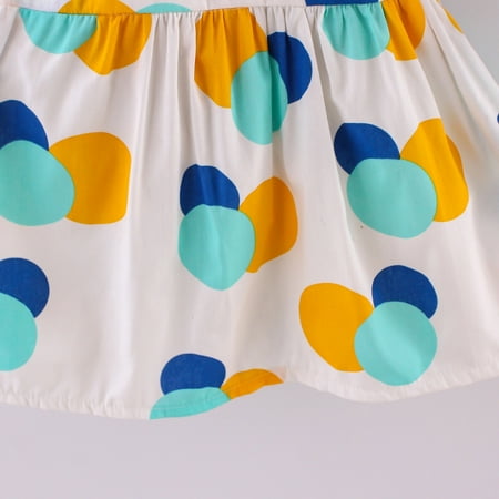 

dmqupv Skinny Girl Salad Dressing Toddler Girls Princess Dresses Little Kids Summer Cartoon Print Casual Dress Yellow 1-2 Years