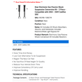 thumbnail image 2 of Rear Electronic Gas Passive Shock Suspension Conversion Kit - 2 Piece - Compatible with 2004 - 2009 Cadillac SRX 2005 2006 2007 2008, 2 of 2