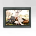 thumbnail image 4 of 44x24 Frame Black Real Wood Picture Frame Width 2 inches | Interior Frame Depth 0.5 inches | Beaded, 4 of 8