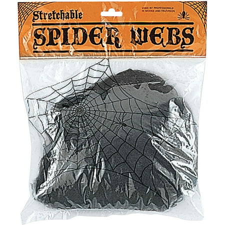 Morris Costumes Stretchable Black Spider Web For Haunted House, Style