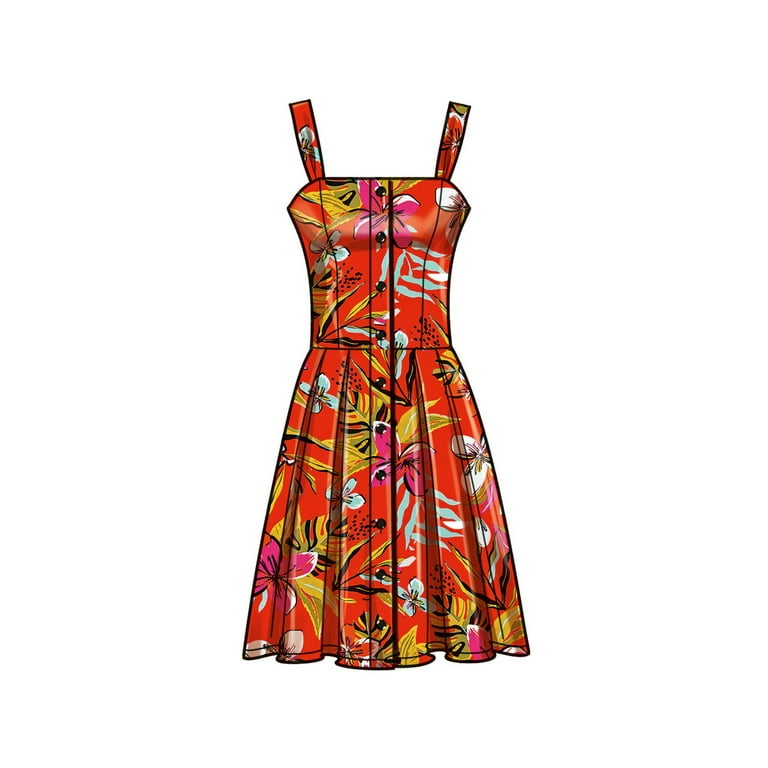Simplicity Sewing Pattern 9742 - Misses' Dresses, Size: P5 Simplicity Sewing Pattern 9742 - Misses' Dresses, Size: P5