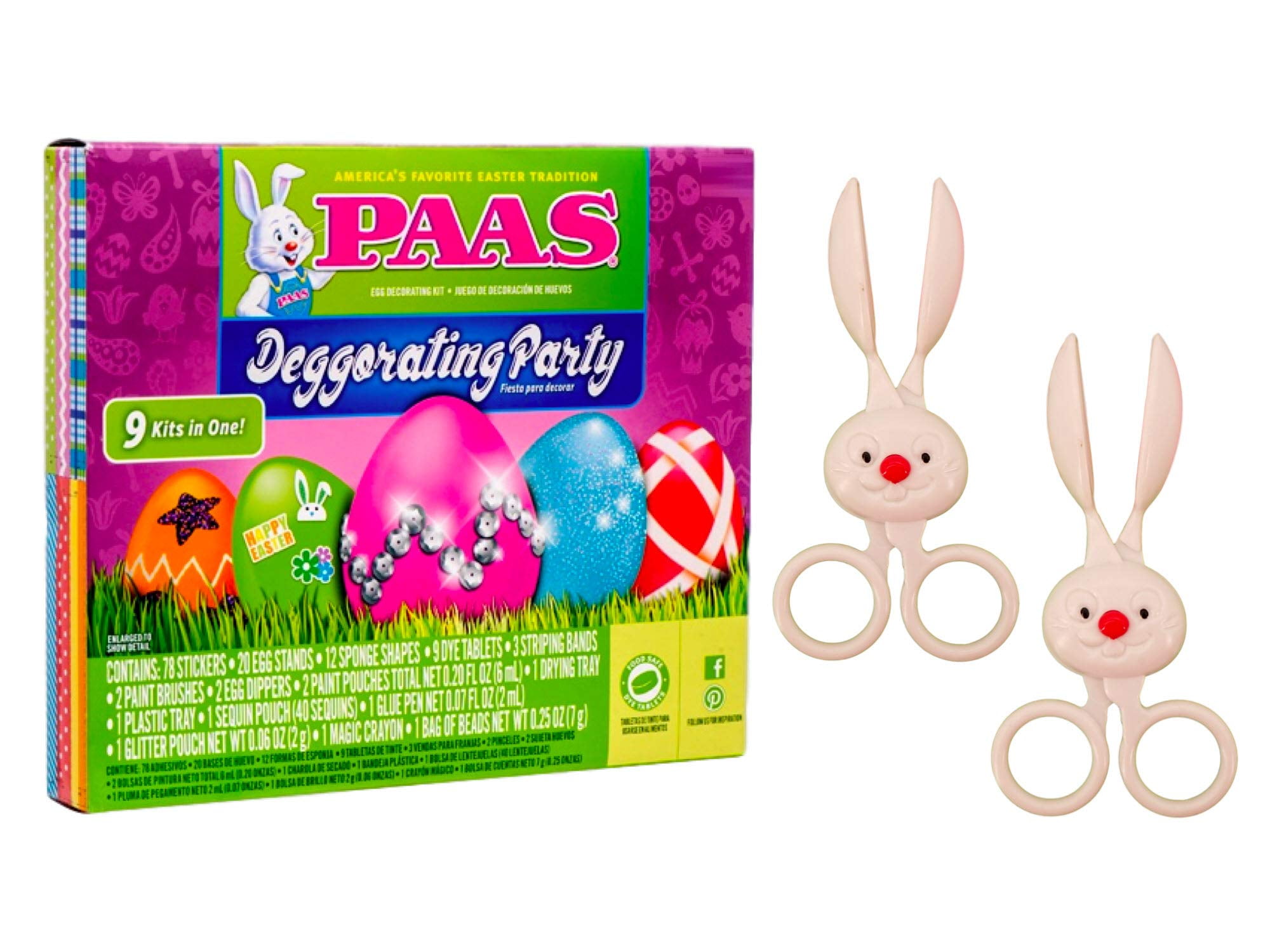 PAAS Deggorating Party Easter Egg Kit Bundle (Deluxe Family Egg