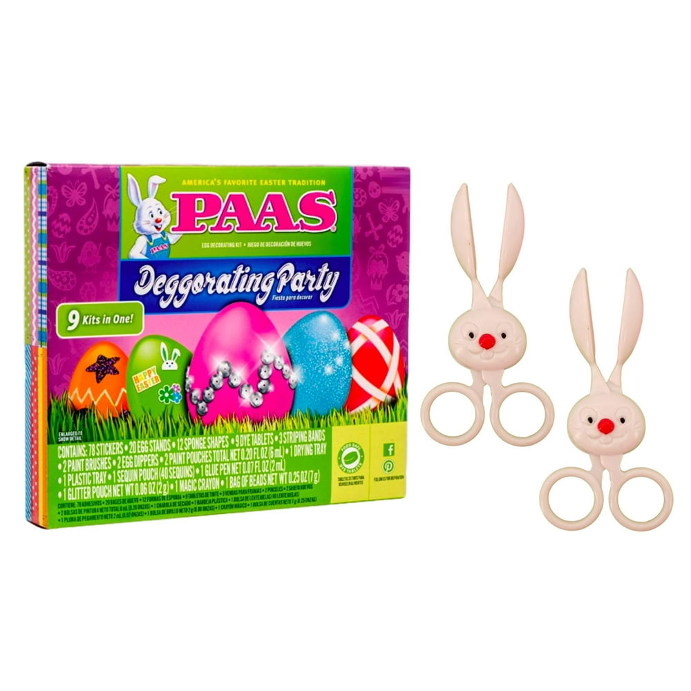PAAS Deggorating Party Easter Egg Kit Bundle (Deluxe Family Egg