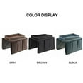 thumbnail image 4 of Sofa Armrest Organizer With 4 Pockets And Cup Holder Tray Couch Armchair Hanging Storage Bag For TV Remote Control Cellphone, 4 of 8