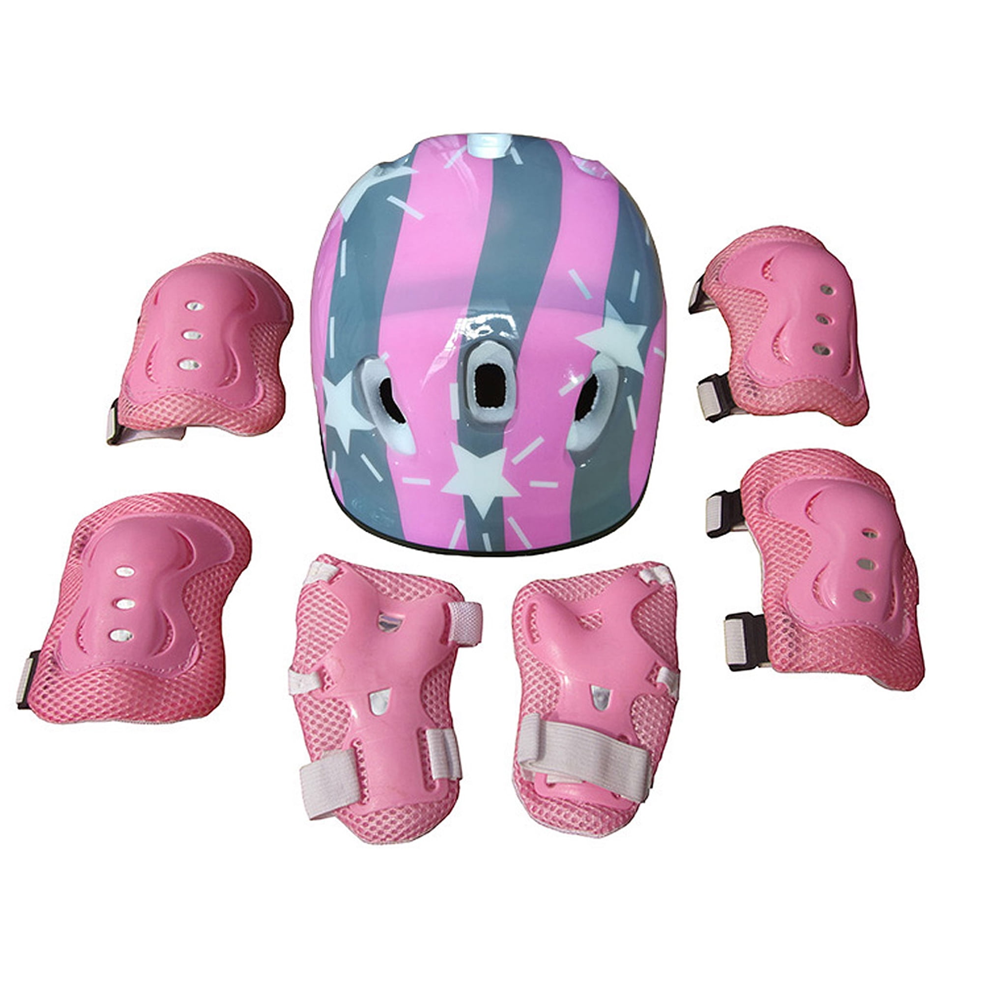 girl bike helmet and pads