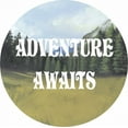 thumbnail image 2 of McCavitt, Naomi 26x26 Black Ornate Wood Framed with Double Matting Museum Art Print Titled - Adventure Typography III, 2 of 4