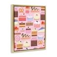 thumbnail image 3 of Stupell Industries Sweet Tooth Desserts Collection Gold Framed Floater Canvas Wall Art design by Nina Muis Surface Design, 21 x 17, 3 of 9