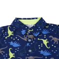 thumbnail image 3 of MesaSe Toddler Baby Dinosaur Short Sleeve Button Down Shirt Short Pants Set, 3 of 5