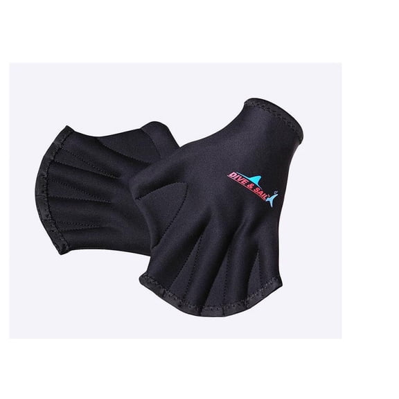 Infidev Swimming Gloves Aquatic Gloves Helping Upper Body Resistance, Webbed Swim Gloves Well Stitching, No Fading, Sizes Men Women Adult Children Aquatic Fitness Water Resistance Training