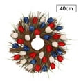 thumbnail image 1 of 17 Inch Simulation Long Leaf Garland Wall Hanging Door Hanging Decoration, 1 of 2