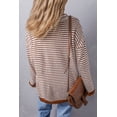 thumbnail image 3 of FOLUNSI Chic Col Roulé Rayé - Essentiel Quotidien Confortable pour Femmes, 3 of 8