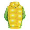 thumbnail image 3 of Corn Cob Print Men's Women New Sweatshirt Hoodie Men's Plus Size Sweatshirt Hooded Sweatshirt 3d Printed Street Men's Cloth, 3 of 6