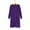 Purple, variant on Toddler Girls Winter Hooded Home Dress Zippered Nightdress Comfortable Nightgown Long Home Dress Purple 11-12 Years