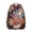 Orange-22, variant on Vintage Paisley Pattern Students Backpack Elegant Bohemian Ethnic Floral School Bag with Chic and Artistic Decorative Design