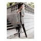 thumbnail image 3 of Abrigo De Lana De Cuadros Para Mujer, 3 of 8