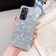 thumbnail image 4 of Galaxy S22 Ultra Glitter Case, Cute Sparkle Bling Shiny Slim Soft Reflective Clear TPU Rubber Bumper for Girl Women Protective Cover for Samsung Galaxy S22 Ultra (Silver), 4 of 8