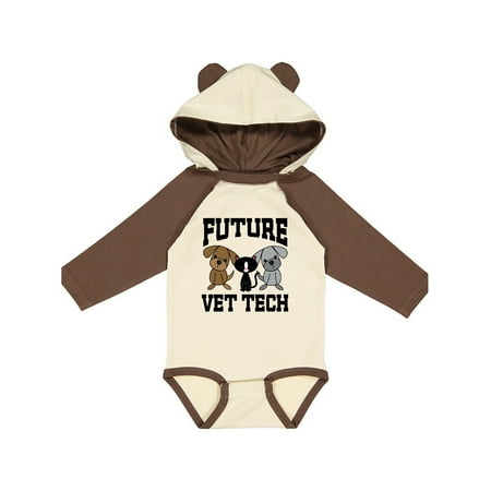 

Inktastic Future Vet Tech Veterinarian Gift Baby Boy or Baby Girl Long Sleeve Bodysuit