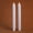 White, variant on Rolentic Set of 2 Flameless LED Wax Moving Flame Taper Candles Art Deco Off-White Timer Battery Operated 9.5 in