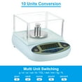 thumbnail image 4 of Uxcell Lab Scale 100gx0.001g, High Precision Electronic Analytical Balance Sensitive with Windshield, 4 of 6