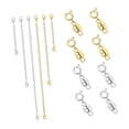 thumbnail image 3 of Elodie Rallonge de Collier Fermoir Magnétique Mode pour Bijoux Bracelet Femme Noir, 3 of 8