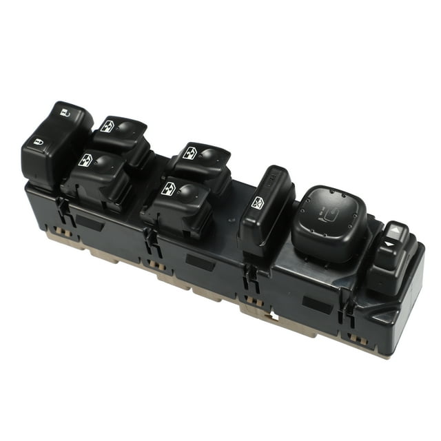 Front Left Driver Side Master Power Window Switch for Cadillac Escalade 2003-2006 15186208 Black