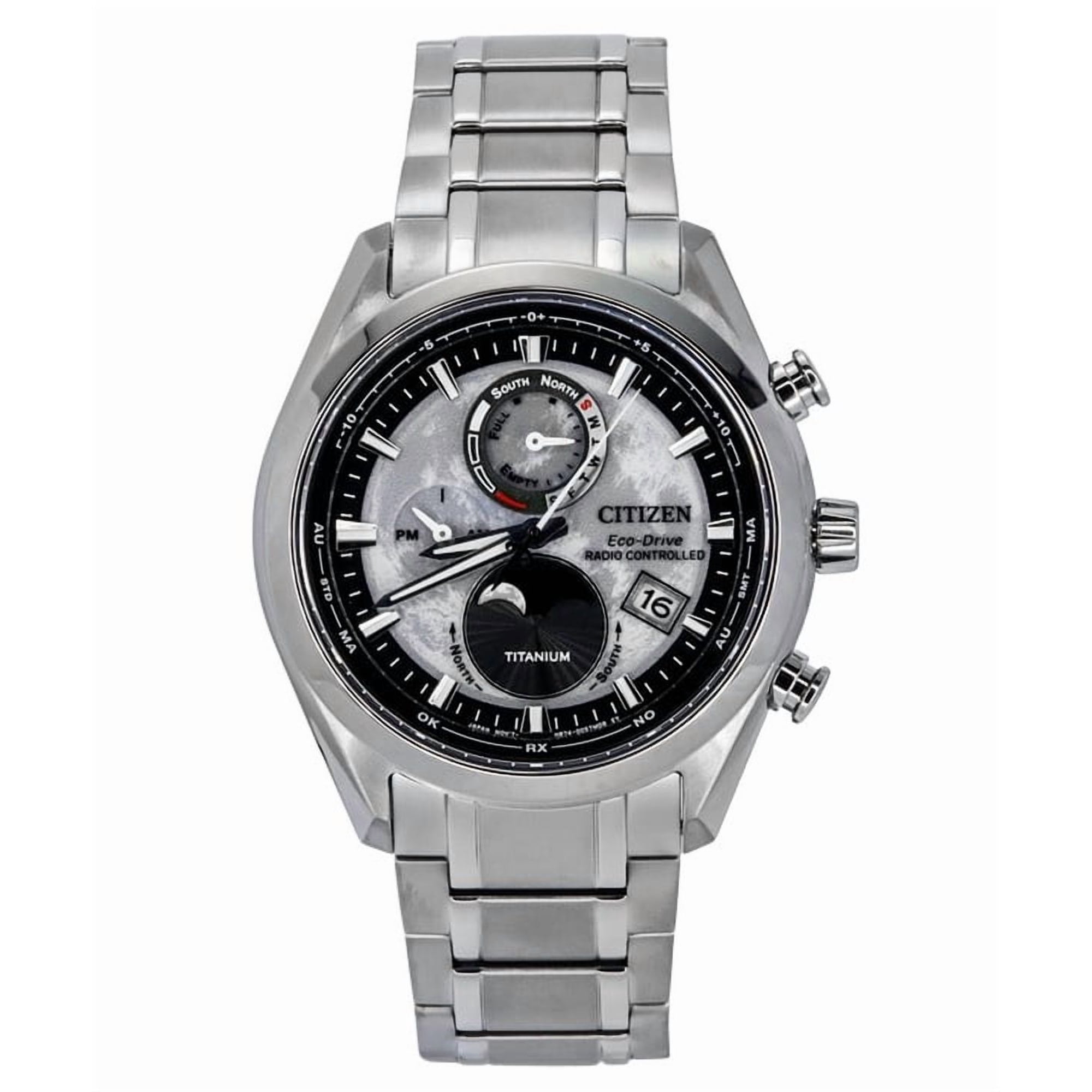 Citizen Tsuki-yomi A-T Eco-Drive Perpetual World Time Men's Watch BY1010-81H