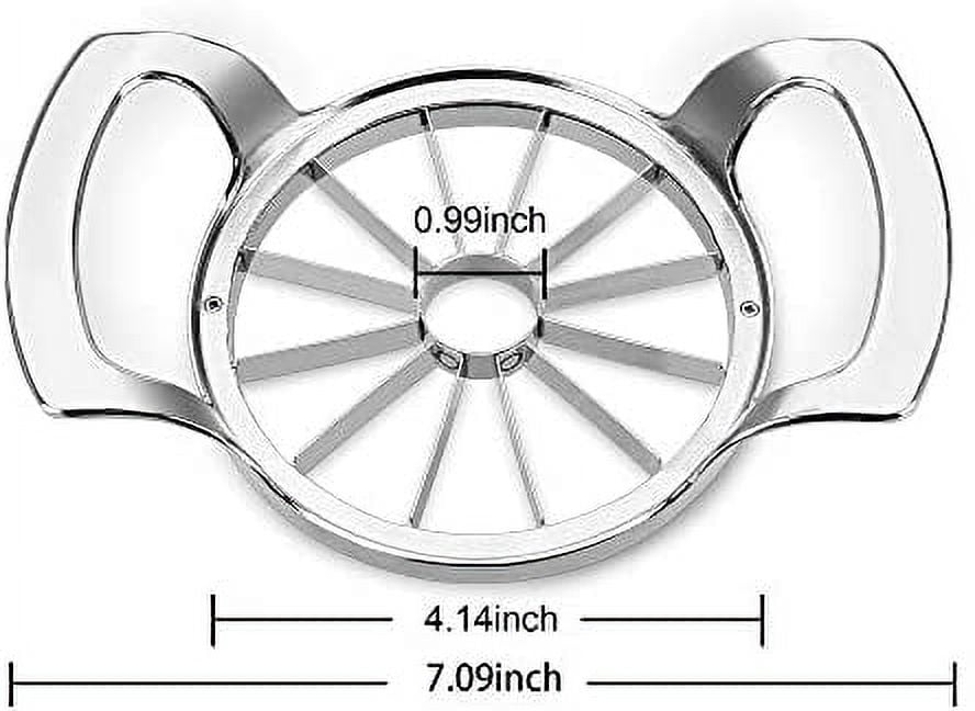 SAVORLIVING Apple Slicer Upgraded Version 12-Blade Extra Large Apple Corer,  Stainless Steel Ultra-Sharp Apple Cutter, Pitter, Divider for Up to 4  Inches Apples (Update) (12 Cut)